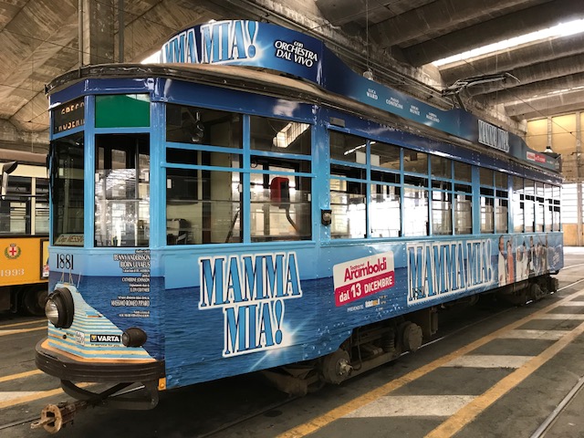 Mamma Mia Tram Promo Milano